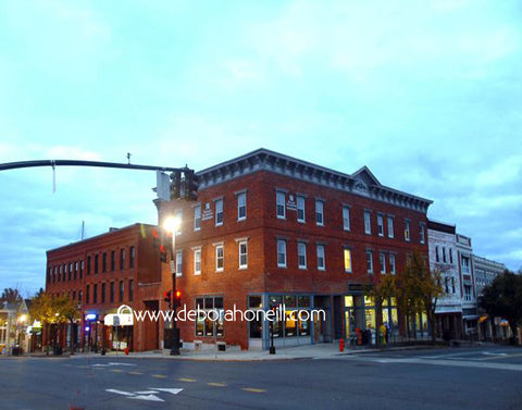 Northampton MA Area, Amherst Center,16x20 print