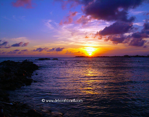 Caribbean Sunset Blues