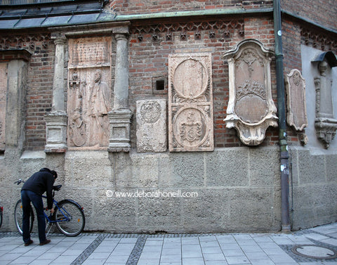 Germany, Bike & Art, Munich, 16x20 print