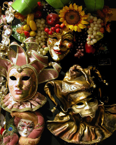 Italy, Venice Big Masks, 16x20 print
