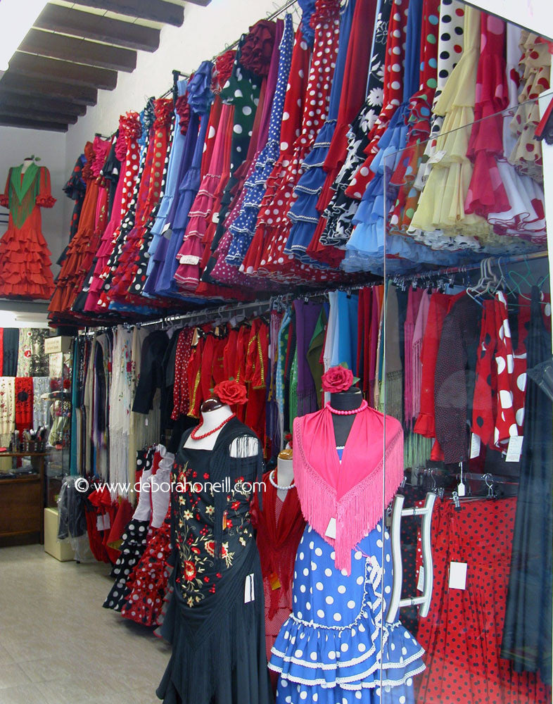 Spain, Flamenco Dresses, Madrid,16x20 print