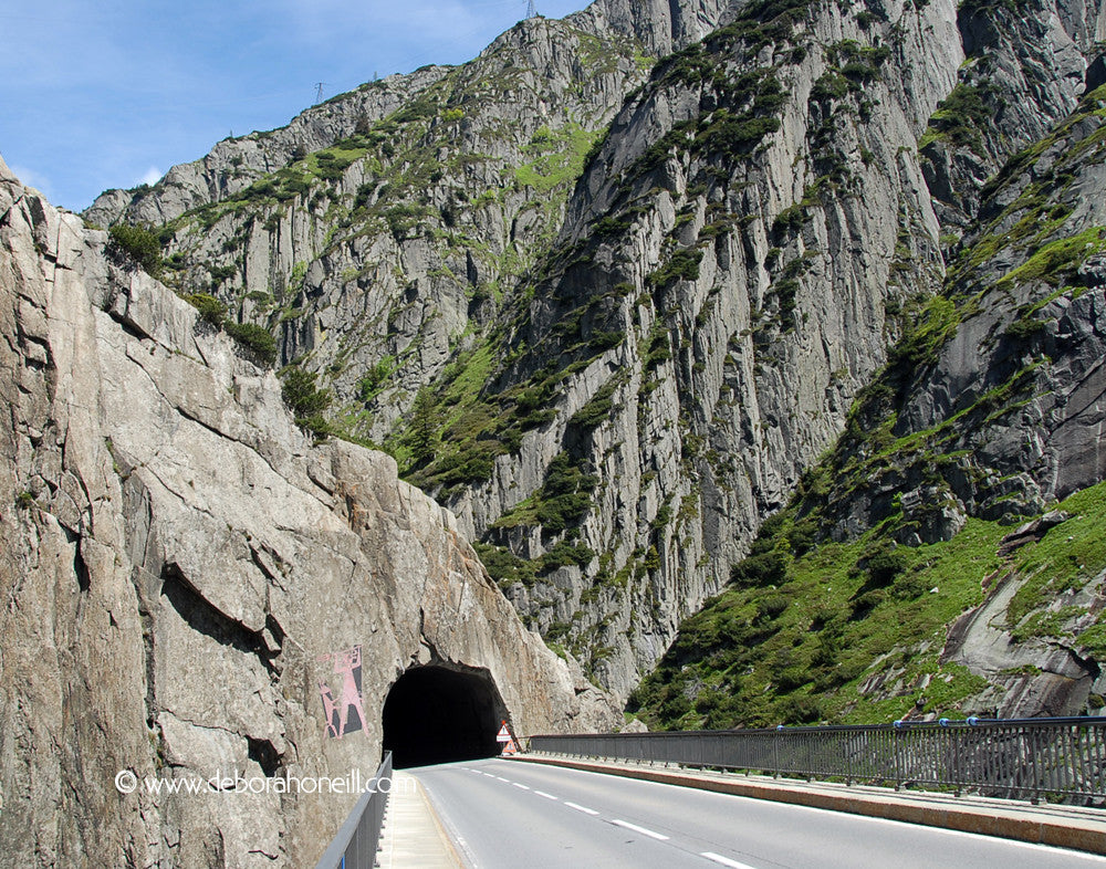 Switzerland, Alps Tunnel, Zurich area, 16x20 print