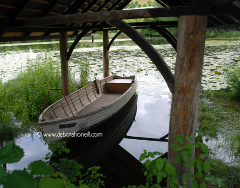 Switzerland, Boat on Zurich's Lake,16x20 print