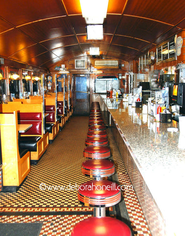 Northampton MA Area, Miss Florence Diner, Florence, MA,16x20 print