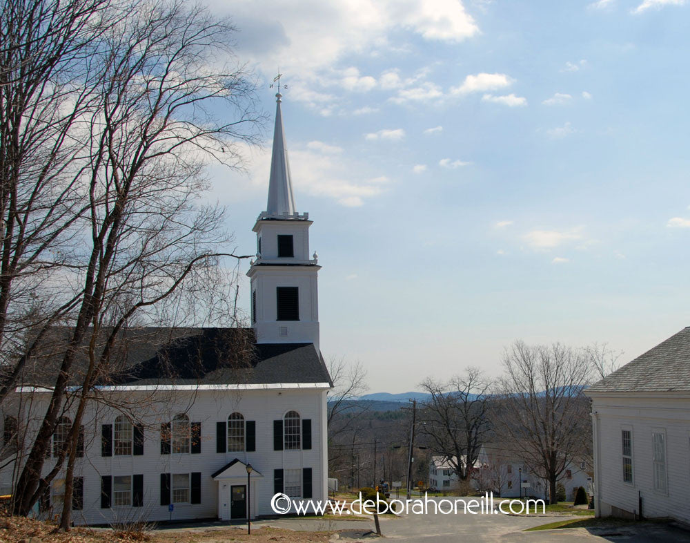 Northampton MA Area, New England Town, Westhampton MA, 16x20 print