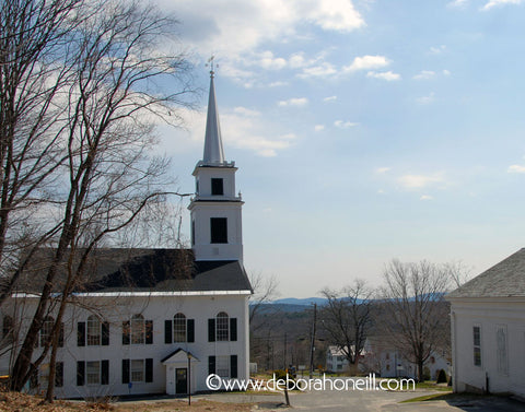 Northampton MA Area, New England Town, Westhampton MA, 16x20 print