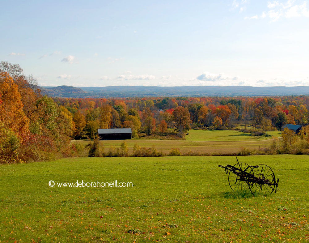 Northeast, Whately MA Fall Farm View, 16x20 print