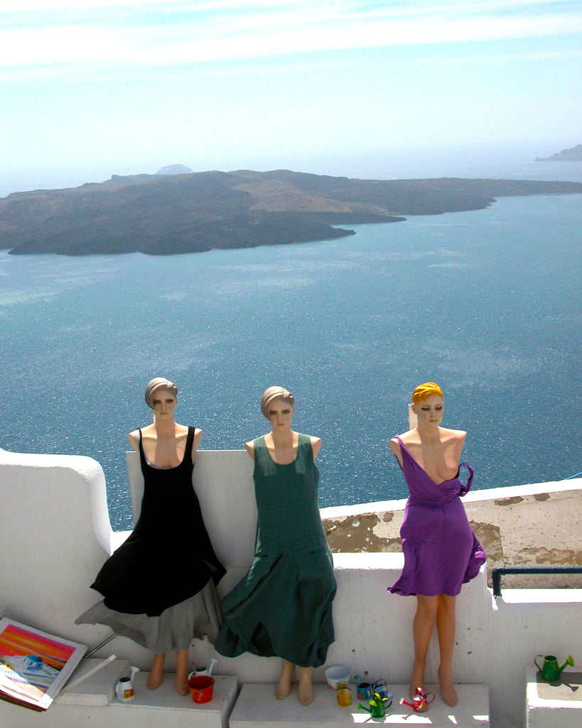 Greece, Naughty Mannequins, Santorini, 16x20 print