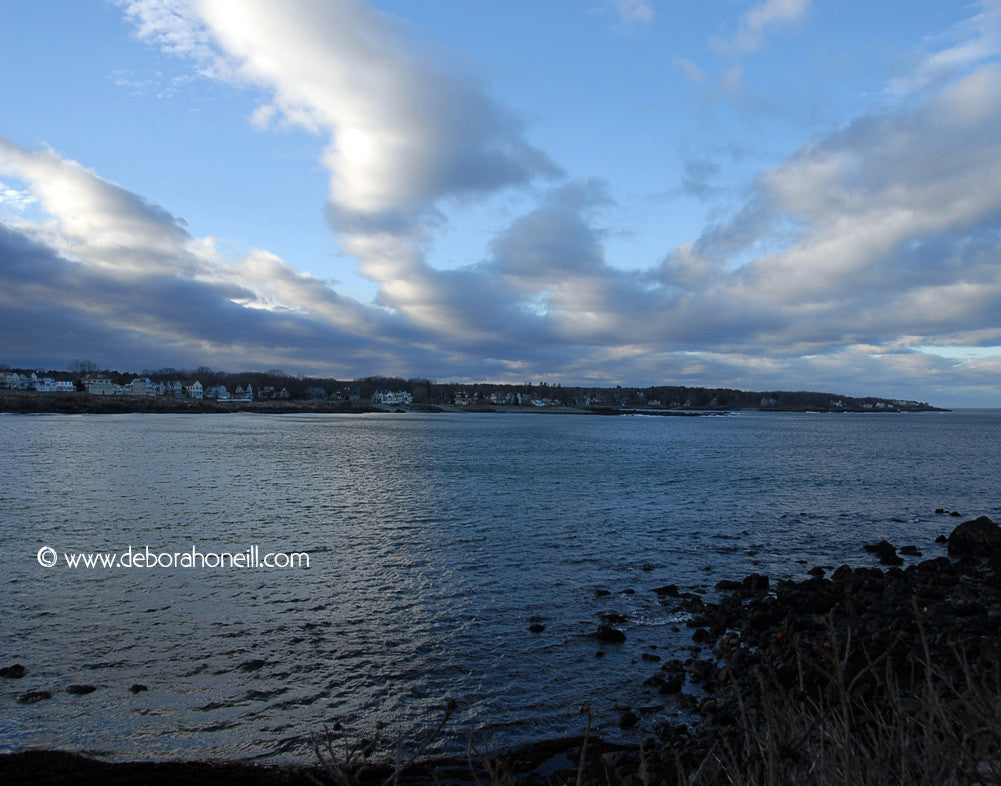 Ocean, York Windswept Clouds, Maine, 16x20 print